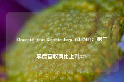 Elemental Altus Royalties Corp. (ELEMF)：第三季度营收同比上升32%