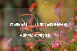 国家医保局：1―9月生育保险基金待遇支出893亿元 同比增长11.5%